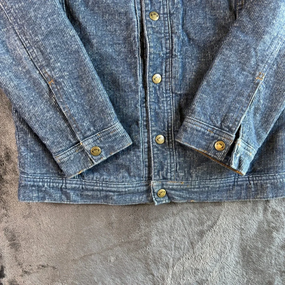 Appaman Kids Blue Corduroy Sherpa Lined Trucker Jacket Size 12‎ Boys Outerwear